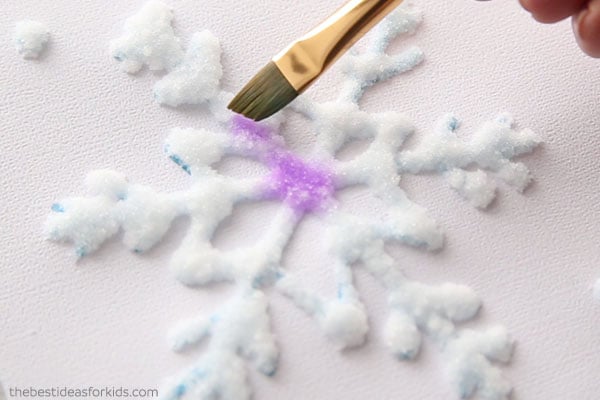 Watercolor and Salt Painting