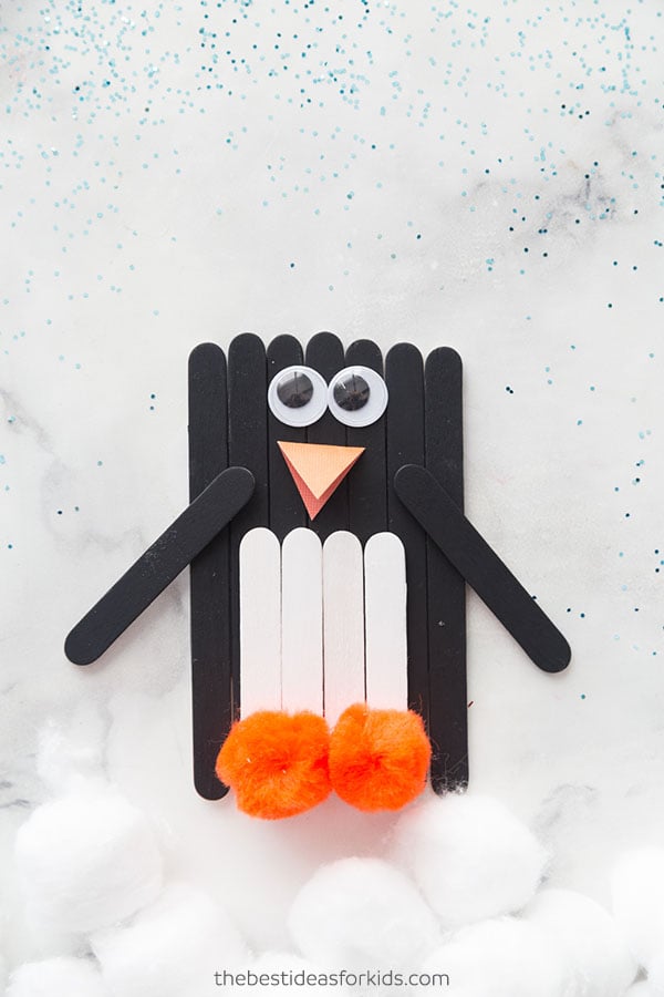 Craft Stick Penguin Craft