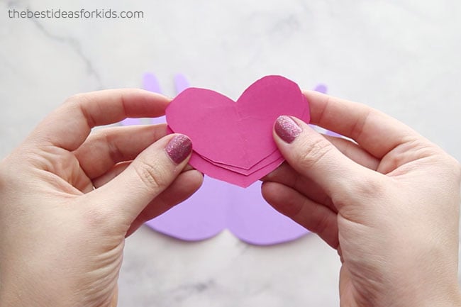 Cut out hearts for Valentines