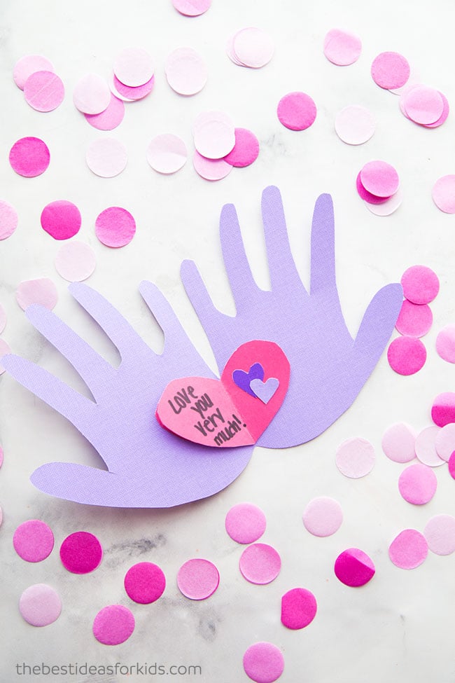 Handprint Valentine Craft - The Best Ideas for Kids