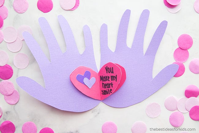 Handprint Mothers Day Craft for Kids