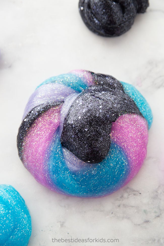 Glitter Galaxy Slime Recipe