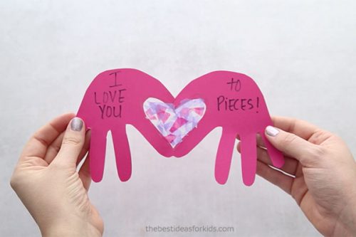 I Love You To Pieces Craft - The Best Ideas for Kids