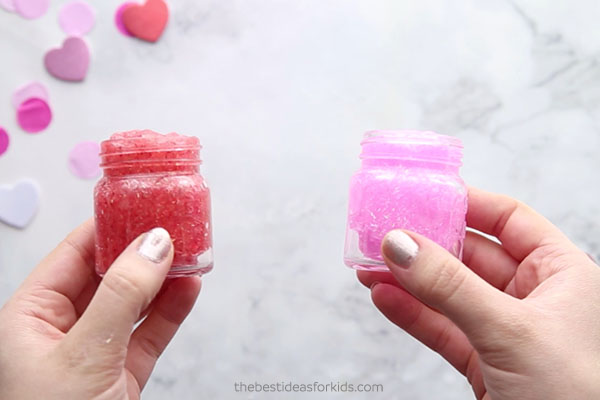 Jars for Valentine Slime