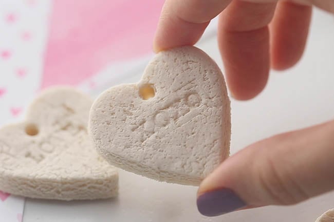 Let Salt Dough Ornaments Dry