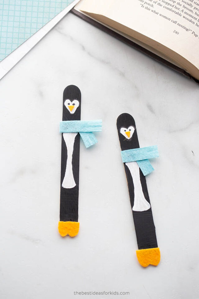 Penguin Craft Bookmark