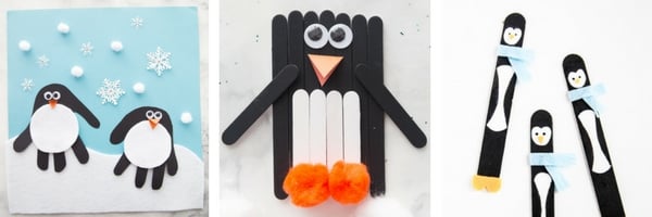 Penguin Crafts for Toddlers