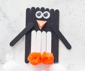 Popsicle Stick Penguin