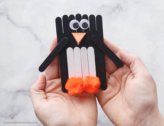 Popsicle Stick Penguin Craft - The Best Ideas for Kids