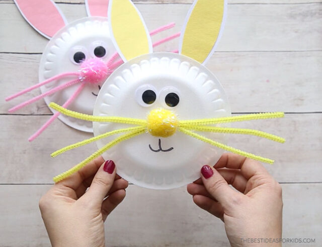 Bunny Craft Paper Plate