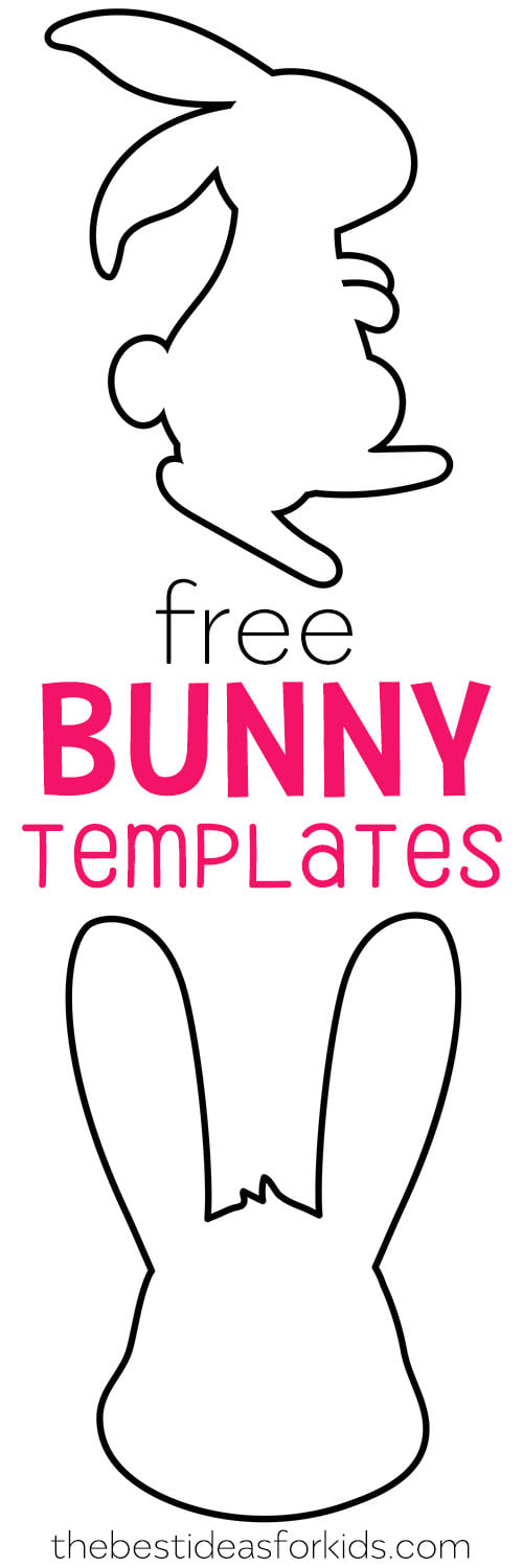 easter bunny template the best ideas for kids