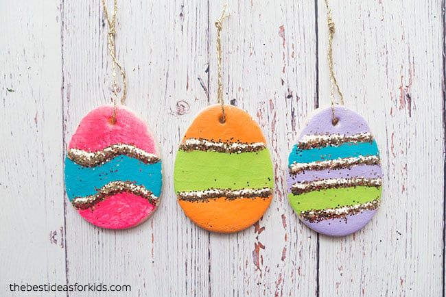 Salt Dough Easter Eggs