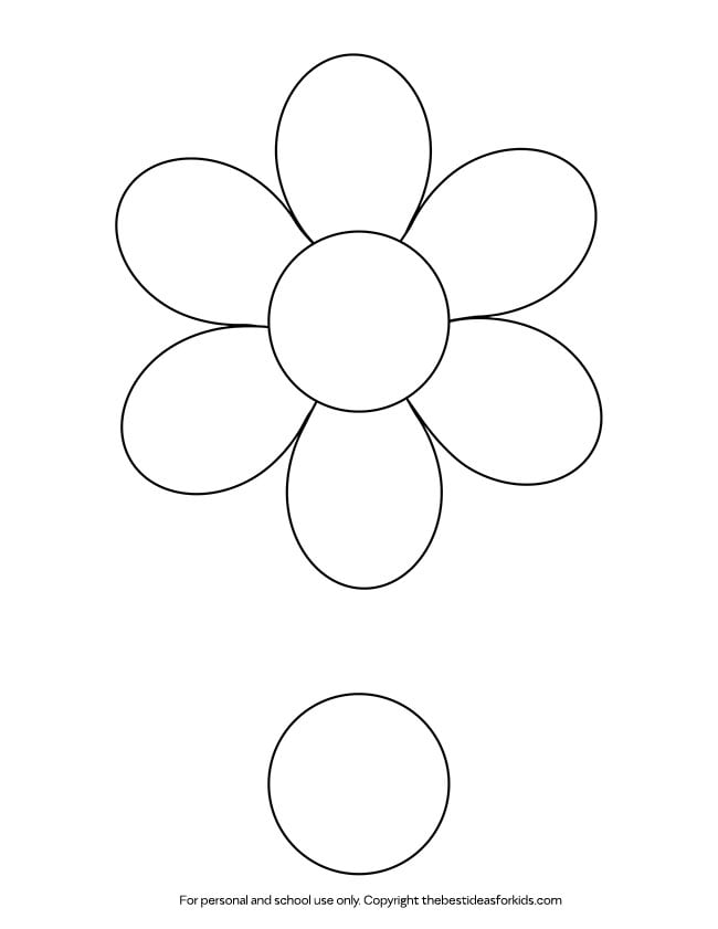 Flower Template The Best Ideas For Kids