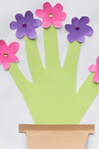 Handprint Flower Card