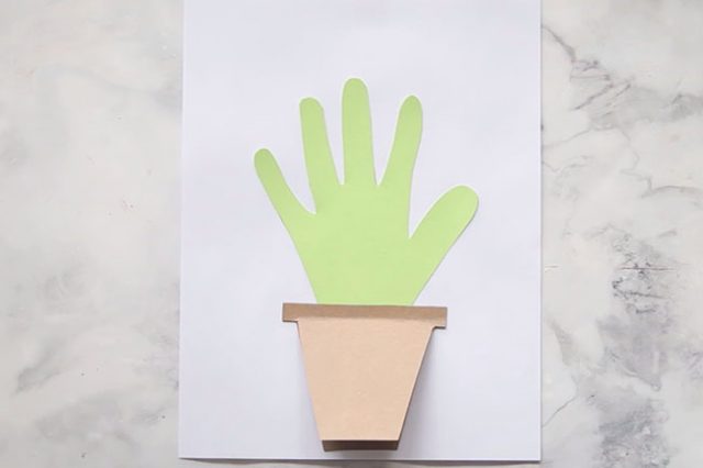 Mother's Day Handprint Flower Pot - The Best Ideas for Kids