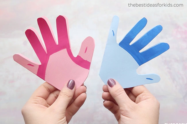 Paint Handprint Trolls Craft