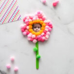 Pom Pom Flower Craft