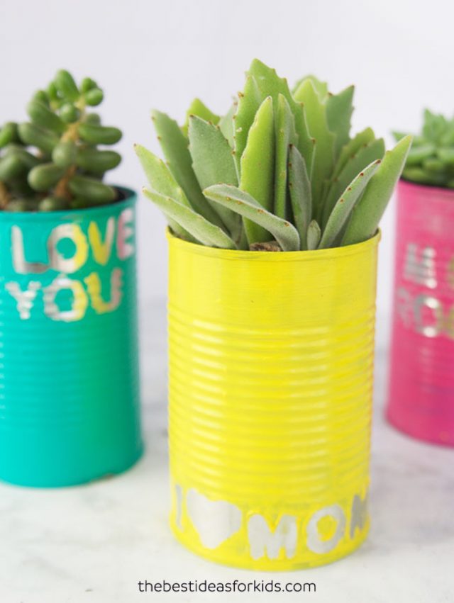 Tin Can Planters The Best Ideas for Kids
