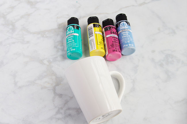 Supplies for Mug Painting