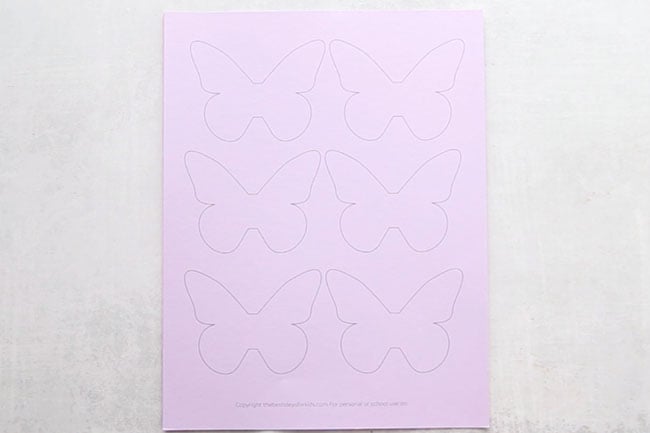 Butterfly Template Printable