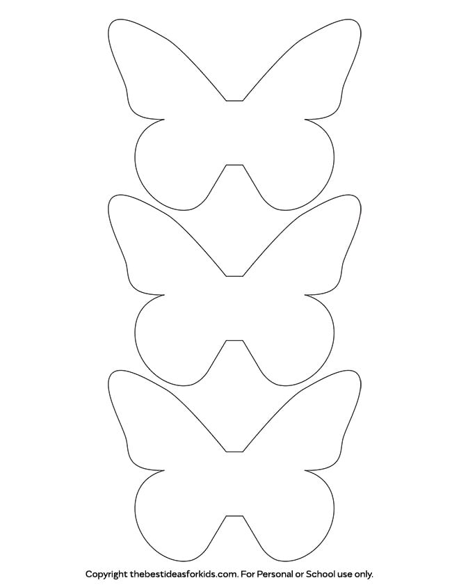 Large Butterfly Template