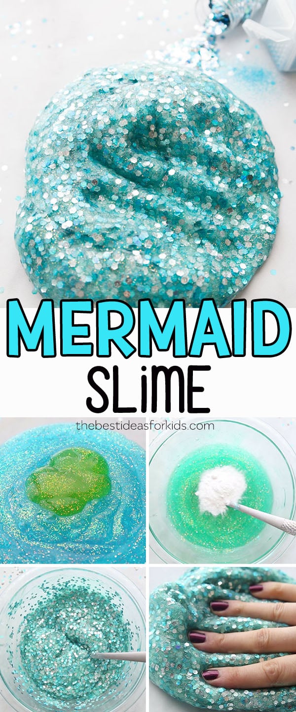 Mermaid Slime Recipe Mermaid Party Idea