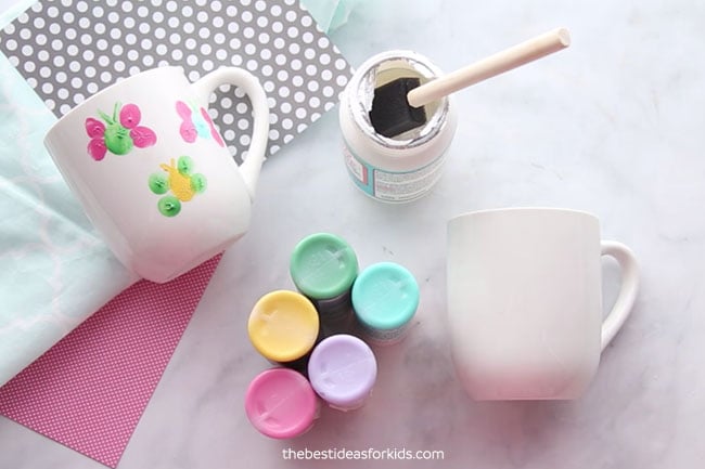 Mug Painting DIY Materials