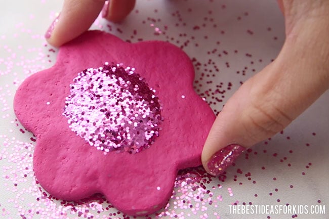 Salt Dough Flower Ornaments