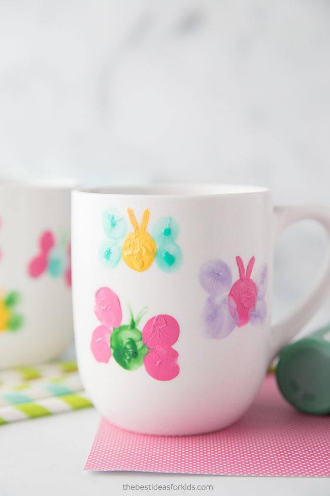 Thumbprint DIY Mug Painting