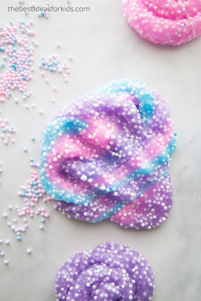 Satisfyingly Crunchy Unicorn Floam Slime Recipe