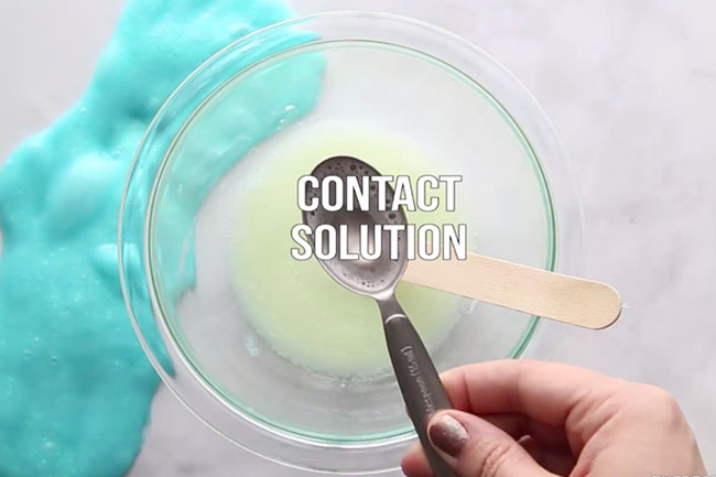 Contact Solution Glow in the Dark Slime