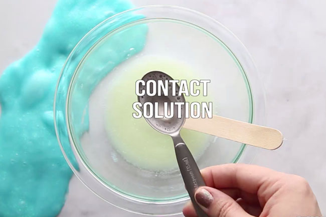 Contact Solution Glow in the Dark Slime