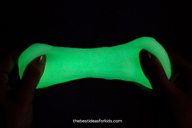 Glow in the Dark Glue Slime