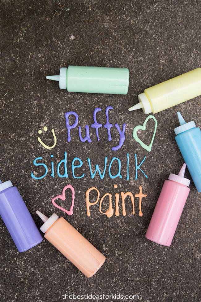 DIY Sidewalk Chalk Paint With Ingredients You Already Have at Home! So Easy!