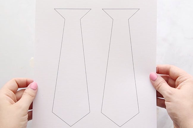 Tie Template PDF