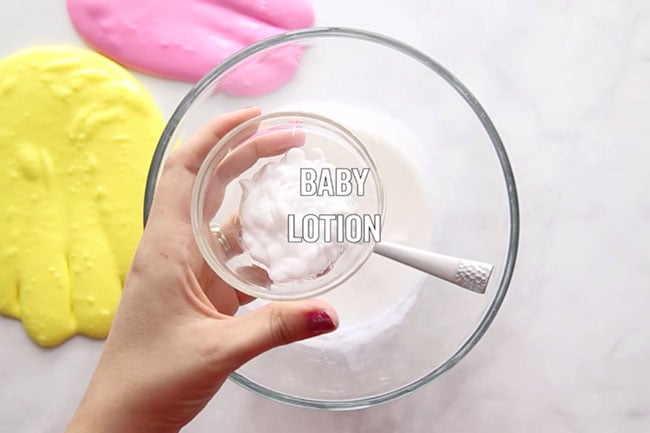Baby Lotion in Butter Slime