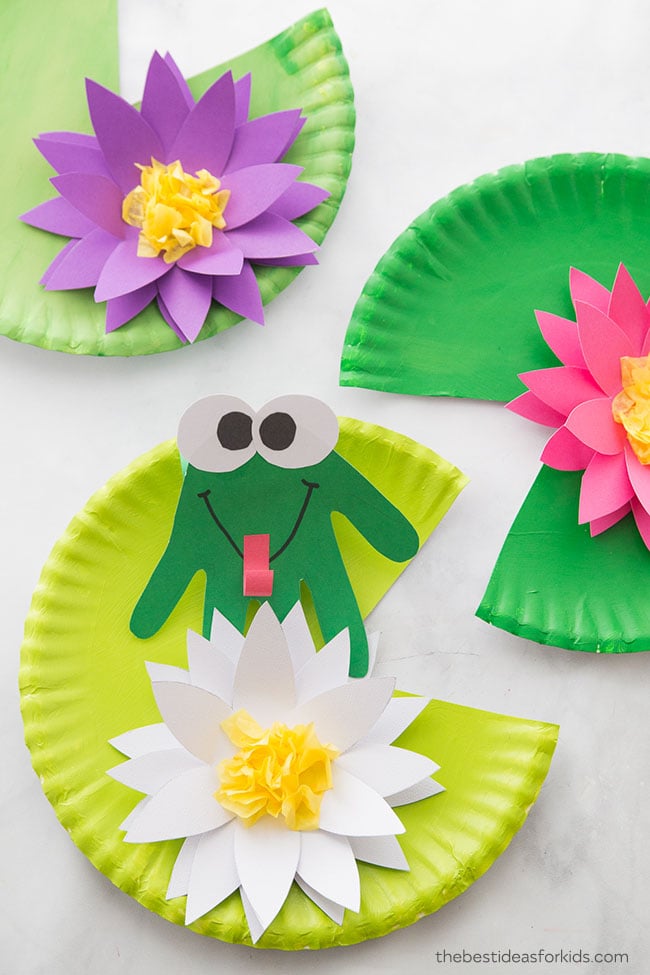 Frog on a Lily Pad Craft