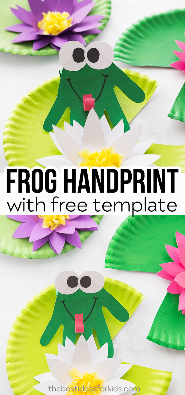 Handprint Frog Craft