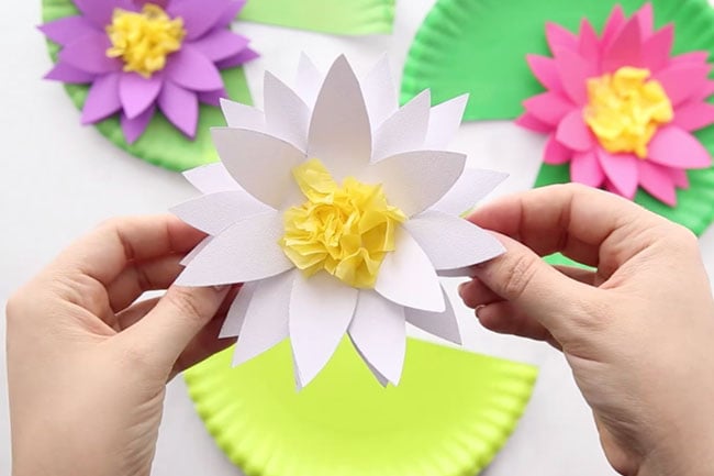 Water Lily Paper Craft