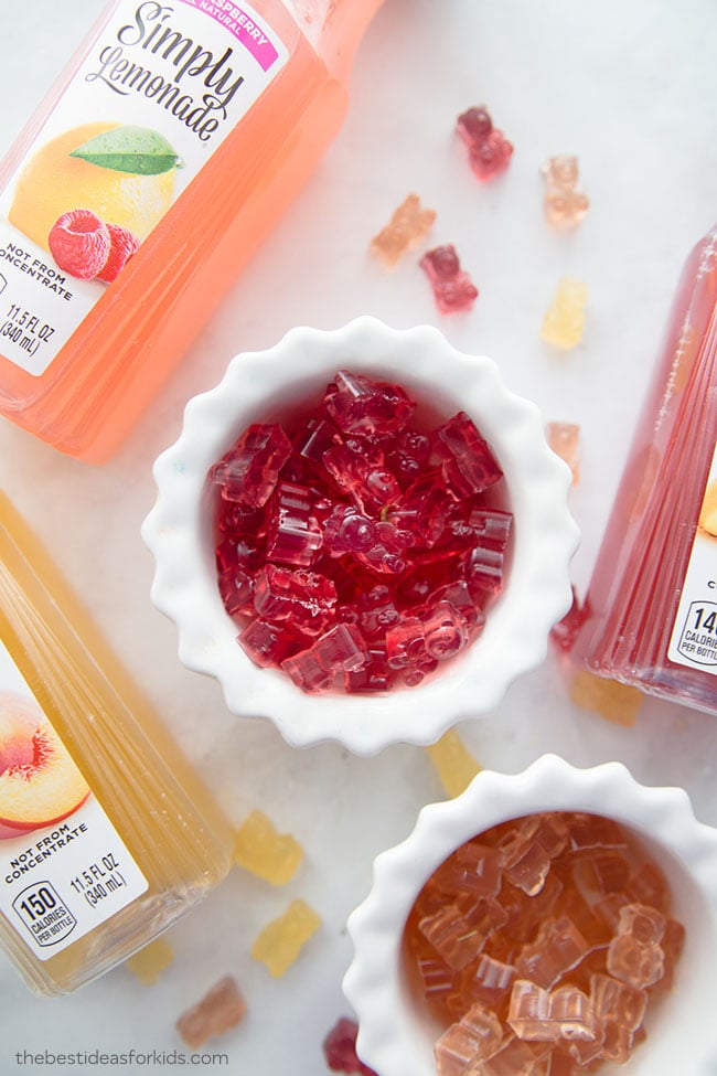 Fruit Juice Sweetened Gummy Bears Recipe