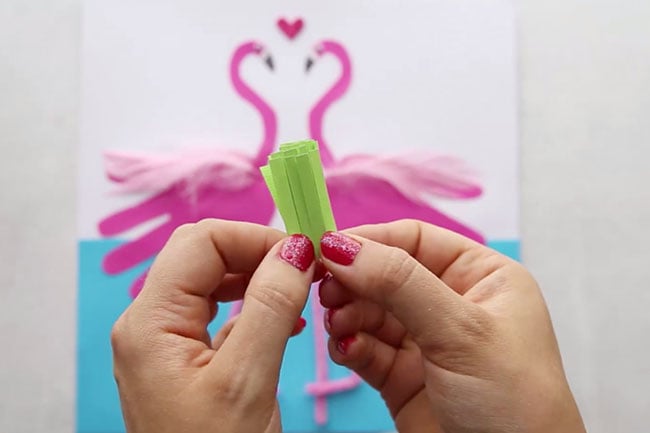 Make a Flamingo Handprint Craft