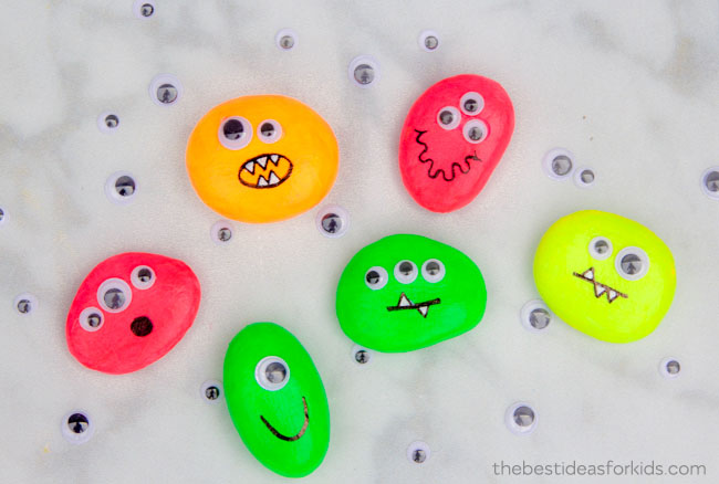 Painted Monster Rocks