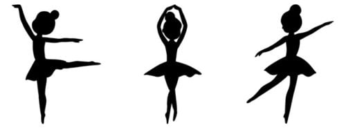 Ballerina Silhouette (Free Printables) - The Best Ideas for Kids