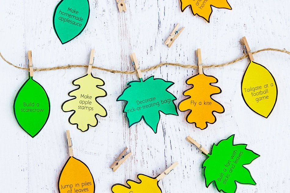 Fall Bucket List (with Free Printables) The Best Ideas for Kids