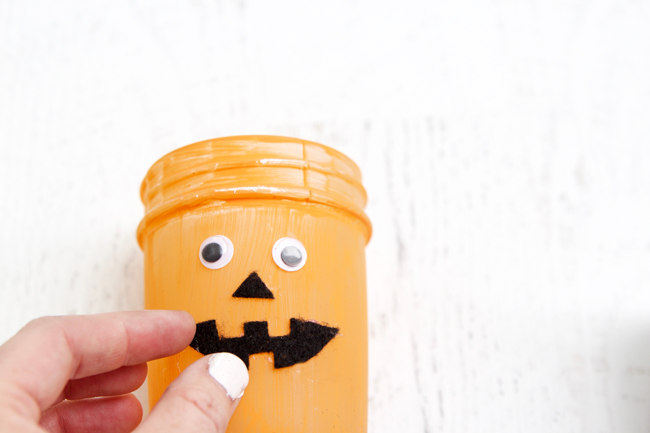 Pumpkin Mason jar