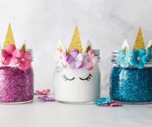 Unicorn Slime Jars