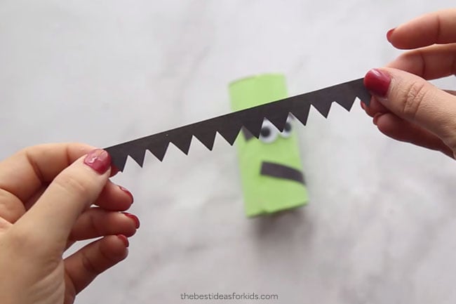 Frankenstein Paper Roll Craft