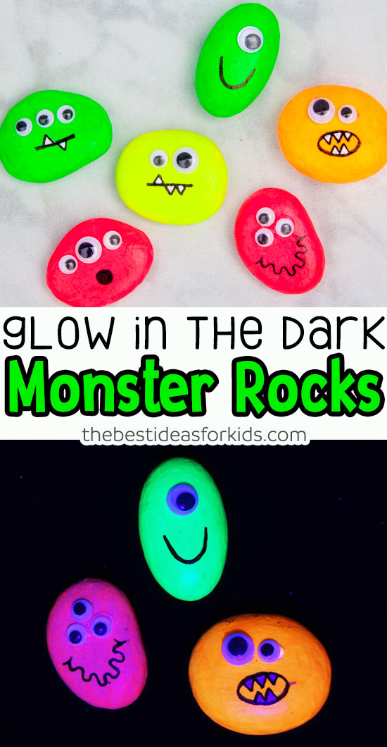 Glow in the dark Monster Rocks