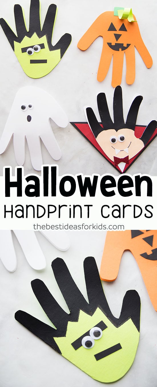 Halloween Handprint Crafts for Kids