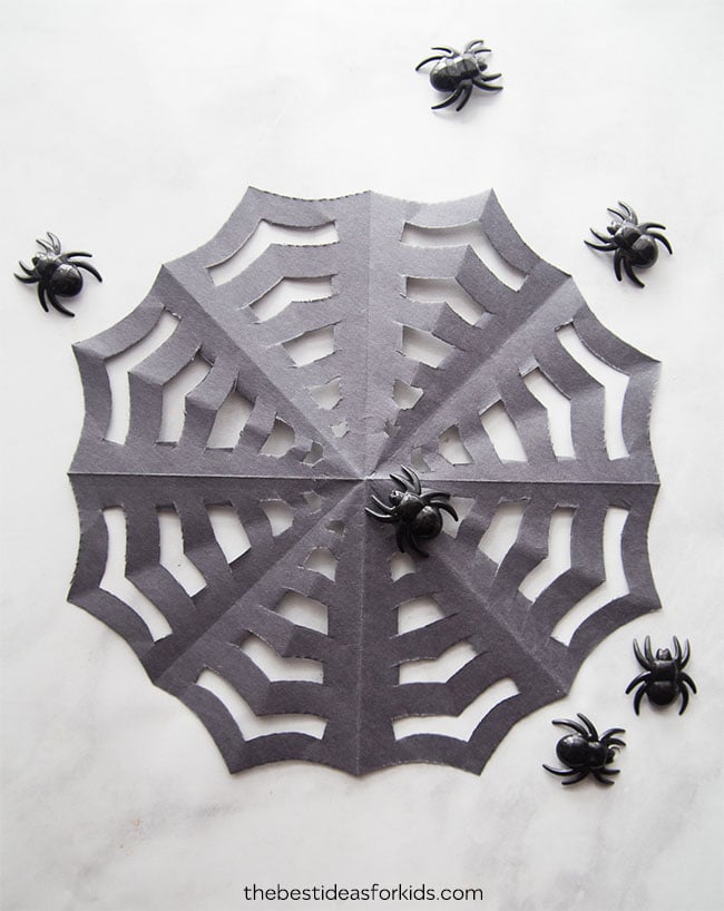 How to Make a Paper Spider Web